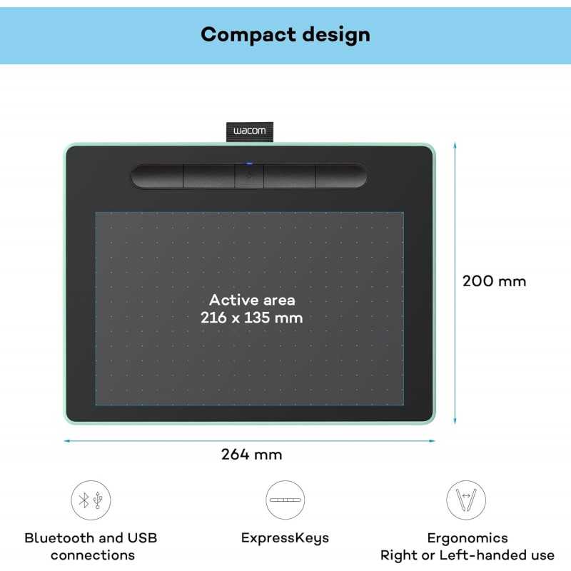 Wacom Intuos Medium Bluetooth Noir