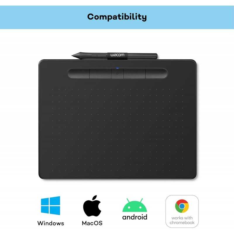 Wacom Intuos Medium Bluetooth Noir