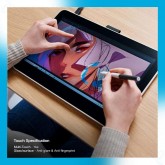 Tablette de Dessin Wacom One 12 avec écran 11,6” Full HD 99% sRGB, Stylet à résonance électromagnétique sans Pile ni Batterie