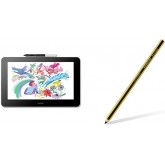 Tablette de Dessin Wacom One 12 avec écran 11,6” Full HD 99% sRGB, Stylet à résonance électromagnétique sans Pile ni Batterie