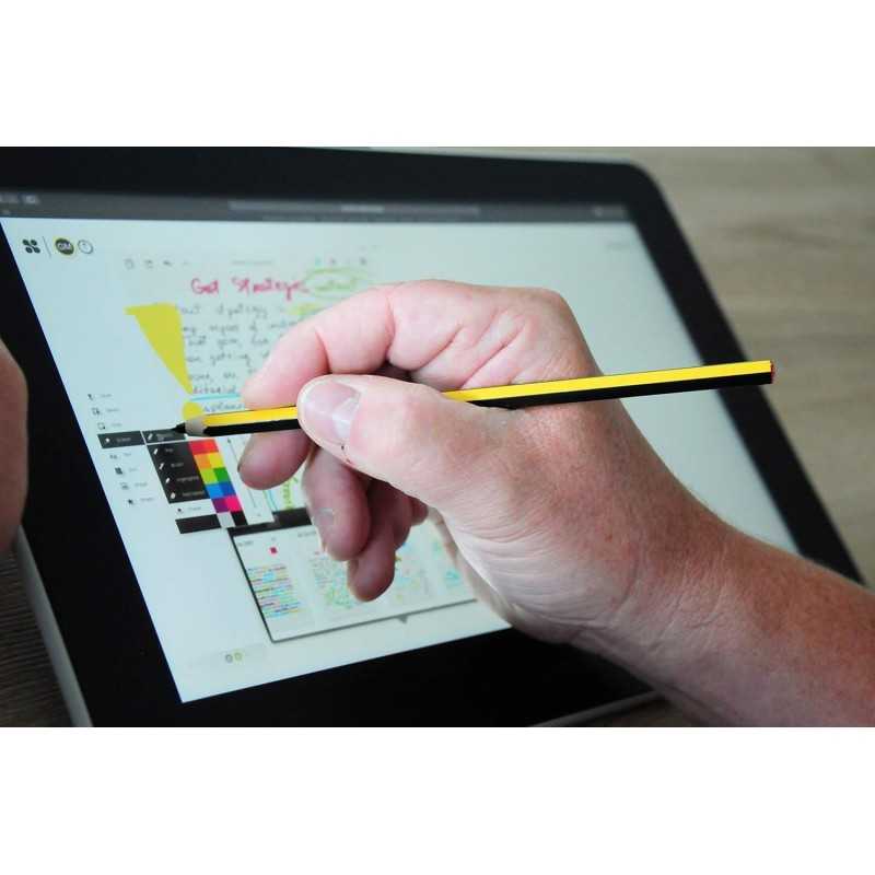 Tablette de Dessin Wacom One 12 avec écran 11,6” Full HD 99% sRGB, Stylet à résonance électromagnétique sans Pile ni Batterie