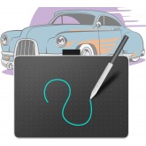 Tablette de Dessin Wacom One 12 avec écran 11,6” Full HD 99% sRGB, Stylet à résonance électromagnétique sans Pile ni Batterie