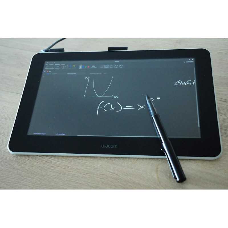 Tablette de Dessin Wacom One 12 avec écran 11,6” Full HD 99% sRGB, Stylet à résonance électromagnétique sans Pile ni Batterie