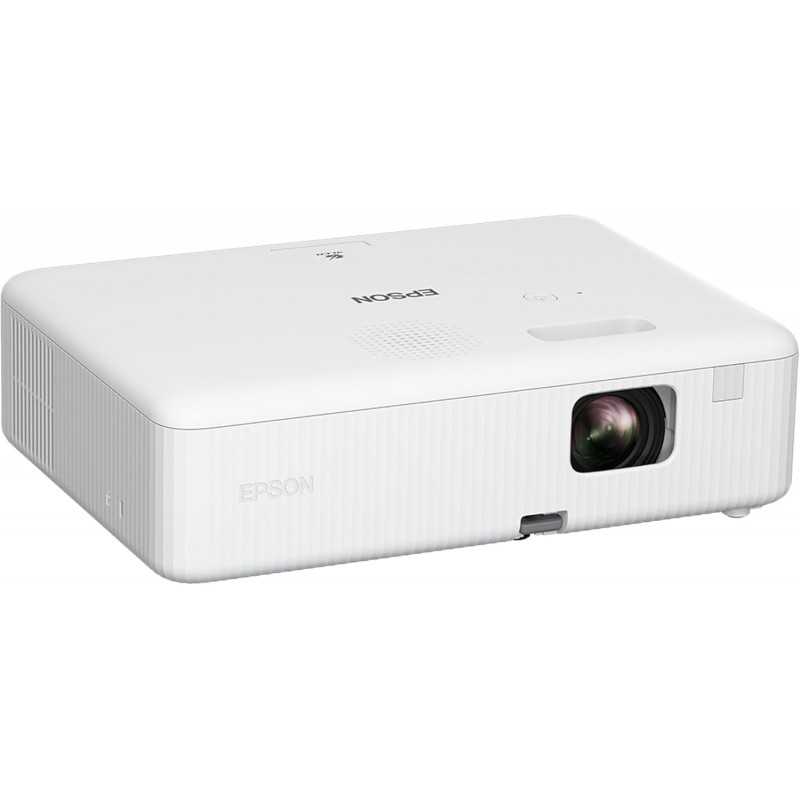 Epson CO-W01 Video projecteur WXGA, HD Ready 16:10, Technologie 3LCD, 3000 Lumens, Connexion USB/HDMI, Correction Horizontale