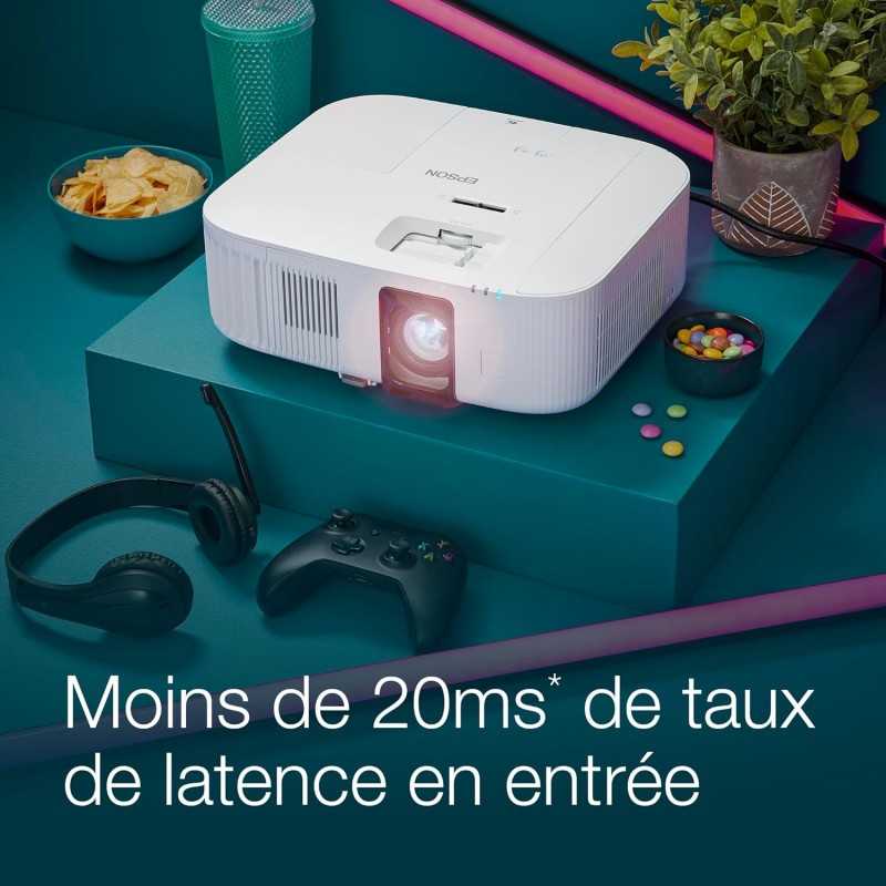 Epson CO-W01 Video projecteur WXGA, HD Ready 16:10, Technologie 3LCD, 3000 Lumens, Connexion USB/HDMI, Correction Horizontale