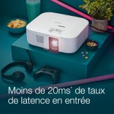 Epson CO-W01 Video projecteur WXGA, HD Ready 16:10, Technologie 3LCD, 3000 Lumens, Connexion USB/HDMI, Correction Horizontale