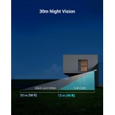 EZVIZ C3TN 1080P Camera Surveillance WiFi Exterieure, Camera Exterieur WiFi 2.4Ghz avec 30m Vision Nocturne, IP67 étanche,
