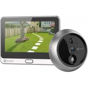 EZVIZ DP2C or 1080P Judas de Porte Camera Surveillance, Visiophone Connecté Interphone Vidéo, Judas Numérique 4.3’’ Écran