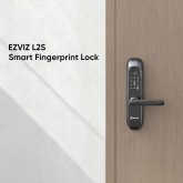 EZVIZ L2S Smart Fingerprint Lock, Keyless Lock with Four Unlock Methods, Real-Time Mobile Alerts, Built-in Electronic Doorbell,