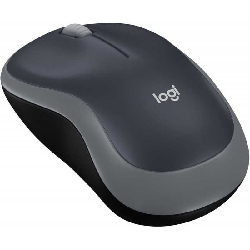 Logitech M185 Souris Sans Fil, 2.4 GHz avec Mini Récepteur USB, Longévité de la Pile 12 Mois, Résolution du Capteur 1000 PPP,