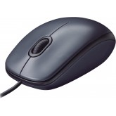 Logitech M90 Souris Filaire USB, Suivi Optique 1000 PPP, Ambidextre, Compatible avec PC/Mac/Portable - Noir
