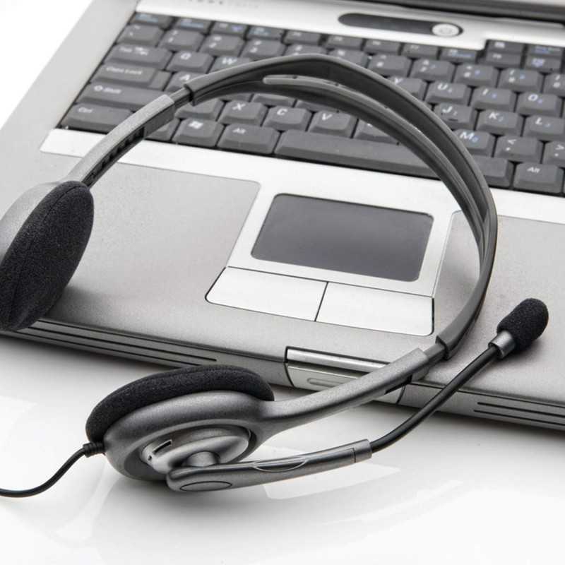 Logitech H111 Casque Filaire, Ecouteurs Stéréo avec Micro Anti-Parasite, Jack Audio 3,5mm, PC/Mac/Portable/Smartphone/Tablette -