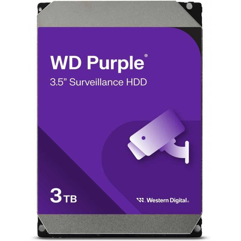 WD Purple 2 To Disque dur Interne 3.5" dédié Vidéosurveillance AllFrame Technology, 180BT/yr, 64MB Cache