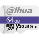 64 Go Micro SD CARD, READ SPEED UP TO 95 Mo/S, WRITE SPEED UP TO 38 Mo/S, SPEED CLASS C10, U3, V30, TBW 40 To (DHI-TF-C100/64GB)