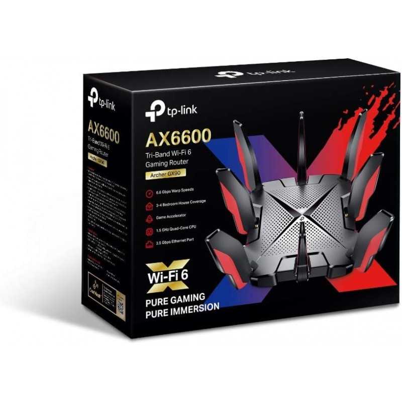 TP-Link Archer GX90, AX6600 Mbps Tri-Band Wi-Fi 6 Gaming Router