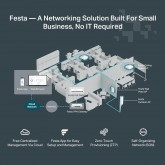 Point d'accès sans fil Gigabit AC1750 Omada TP-Link EAP245 (pack de 5) Solution Wi-Fi professionnelle avec prise en charge du