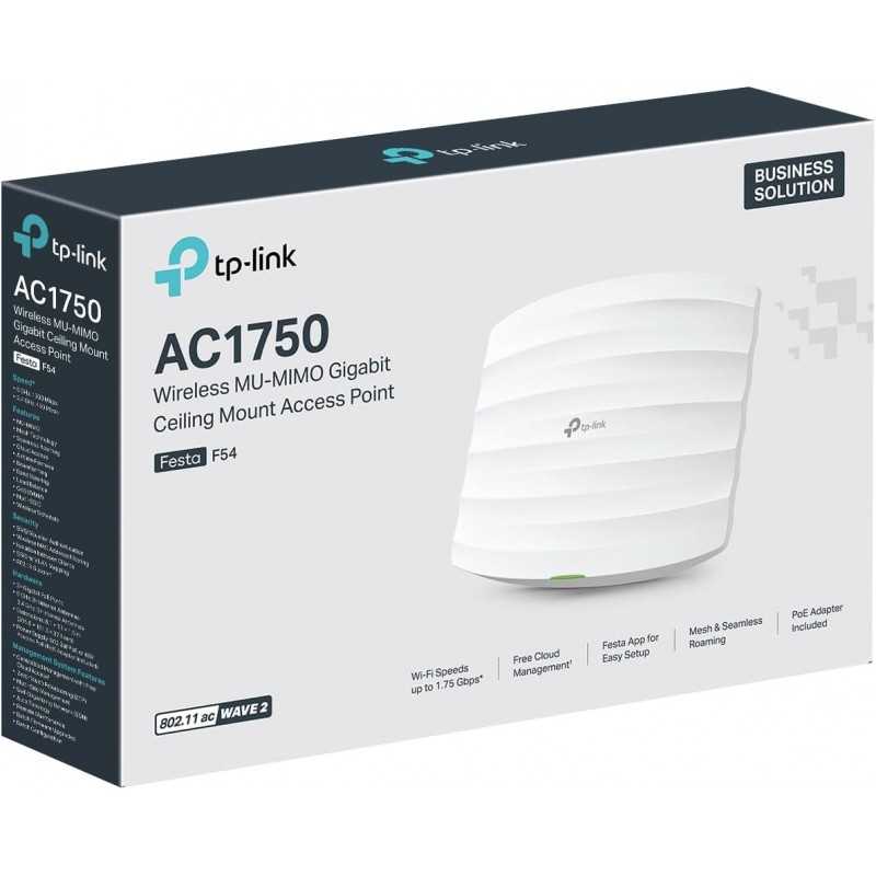 Point d'accès sans fil Gigabit AC1750 Omada TP-Link EAP245 (pack de 5) Solution Wi-Fi professionnelle avec prise en charge du