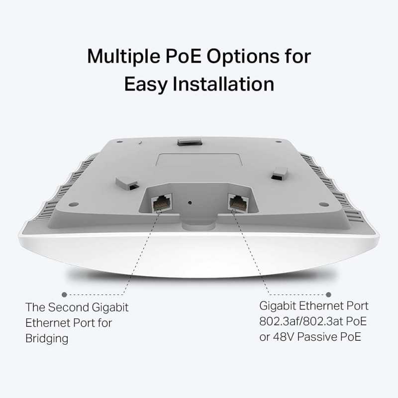 Point d'accès sans fil Gigabit AC1750 Omada TP-Link EAP245 (pack de 5) Solution Wi-Fi professionnelle avec prise en charge du