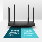 TP-LINK Archer VR300 Modem Routeur sans Fil AC1200 Fibre/VDSL/ADSL , Noir