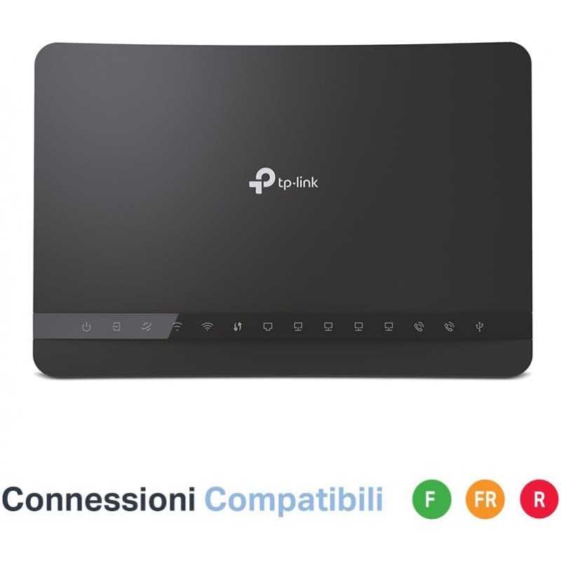 TP-LINK ROUTEUR WiFi 2,4 Ghz/5 Ghz +3 antenne ext(ARCHER VR400)*6854