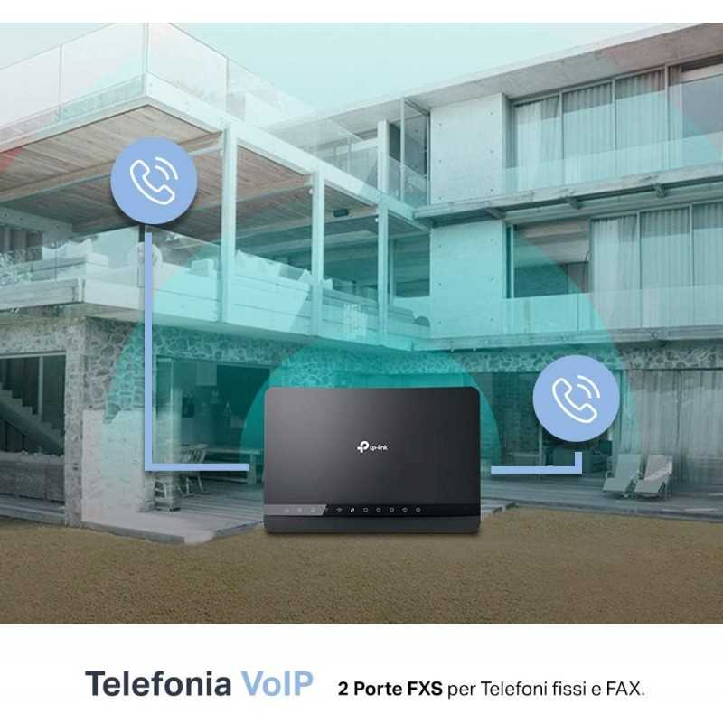 TP-LINK ROUTEUR WiFi 2,4 Ghz/5 Ghz +3 antenne ext(ARCHER VR400)*6854