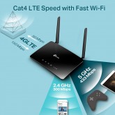 TP-Link Routeur 4G LTE 150Mbps Wifi N 300Mbps TL-MR100, modem 4G, Box 4G, 2 x SMA pour Antenne externe, 2 Ports Ethernet,