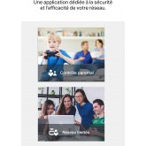 TP-Link Routeur 4G LTE 150Mbps Wifi N 300Mbps TL-MR100, modem 4G, Box 4G, 2 x SMA pour Antenne externe, 2 Ports Ethernet,