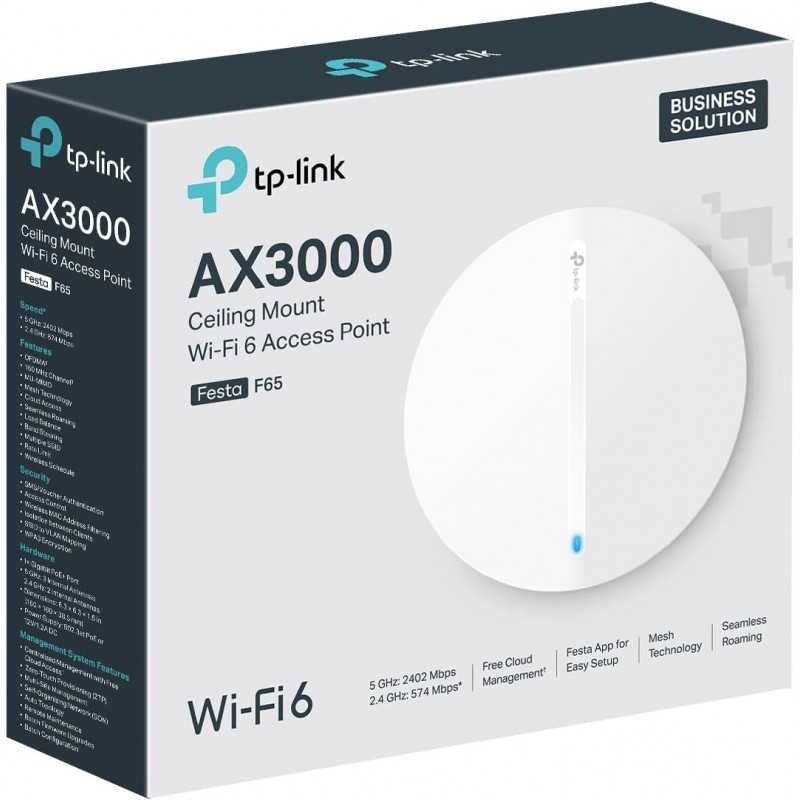 Tp-link EAP225 plafonnier WiFi Dual band AC1350 Gigabit PoE