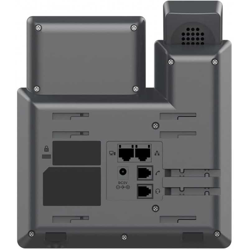 Grandstream GRP2601 - Téléphone IP - Noir - Combiné Filaire - 1 Ligne - LCD - 2.21"