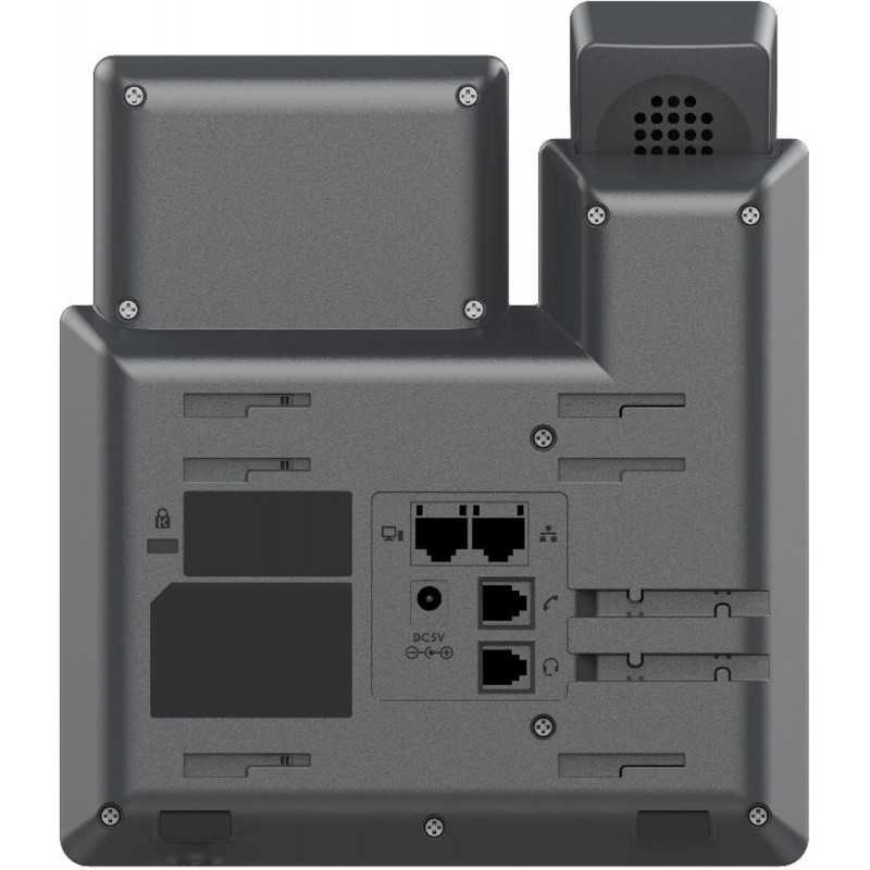 Téléphone IP Grandstream GRP2602P | 2 lignes, 4 comptes SIP | Écran LCD 2,4 pouces | Ethernet 10/100 double port avec PoE