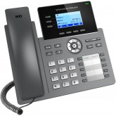 Grandstream Networks GRP2604P téléphone Fixe Noir 3 Lignes LCD