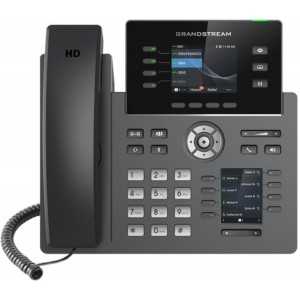 Grandstream Networks GRP2614 téléphone Fixe Noir 4 Lignes TFT WiFi