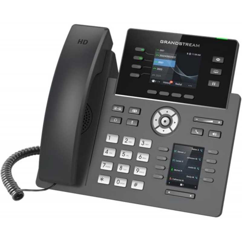 Grandstream Networks GRP2614 téléphone Fixe Noir 4 Lignes TFT WiFi