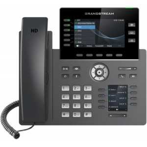 Grandstream Networks GRP2616 téléphone Fixe Noir 6 Lignes TFT WiFi