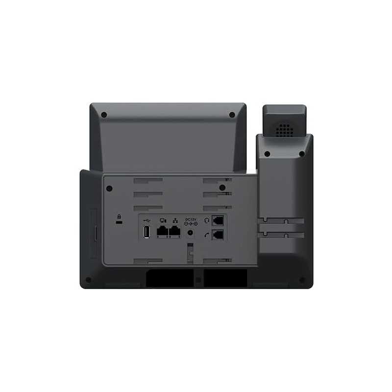 Grandstream Téléphone IP GRP2650 | 14 lignes, 6 comptes SIP | Écran couleur 5 pouces | Wi-Fi 5 | Ethernet Gigabit double port