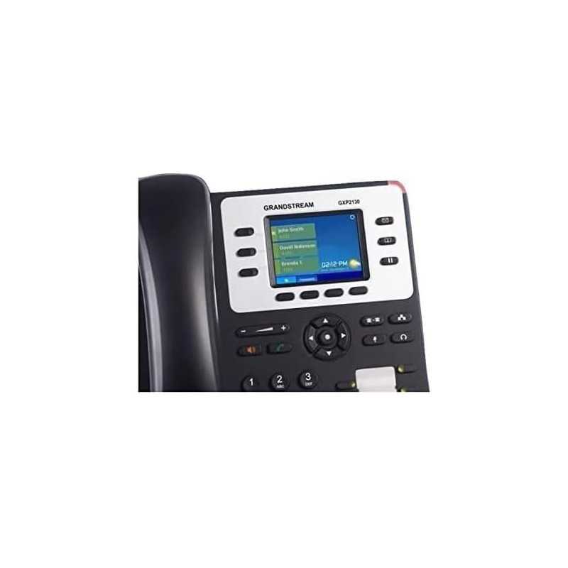 Grandstream GXP2130 Téléphone VoIP Noir