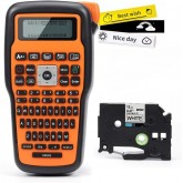 Étiqueteuse portable avec ruban adhésif, étiqueteuse portable E1000 Pro, touches à une touche, étiqueteuse pour chantier,