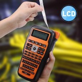 Étiqueteuse portable avec ruban adhésif, étiqueteuse portable E1000 Pro, touches à une touche, étiqueteuse pour chantier,