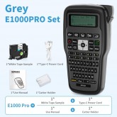 Étiqueteuse portable avec ruban adhésif, étiqueteuse portable E1000 Pro, touches à une touche, étiqueteuse pour chantier,