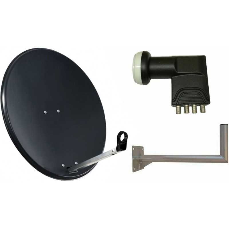TV Tech Parabole pour Sky, Freesat, Arabsat, Polsat, Hotbird, Eurosat, Astra 1 et 2 100 cm TV Tech Parabole pour Sky, Freesat, Arabsat, Polsat, Hotbird, Eurosat, Astra 1 et 2 100 cm