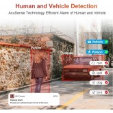 Caméra IP Bullet Hikvision DS-2CD2083G2-I, objectif 2,8 mm, 8 MP, AcuSense, détection de présence/véhicule, PoE, H.265+,