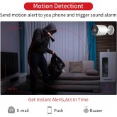 Caméra IP Bullet Hikvision DS-2CD2083G2-I, objectif 2,8 mm, 8 MP, AcuSense, détection de présence/véhicule, PoE, H.265+,