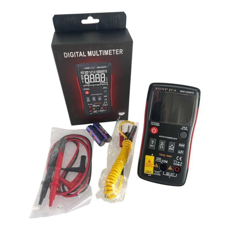 YUYUQ ZOYI ZT-X True-RMS Bouton multimètre numérique 9999 YUYUQ ZOYI ZT-X True-RMS Bouton multimètre numérique 9999