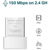 MERCUSYS AC650 Adaptateur USB Double Bande sans Fil à Gain élevé avec antenne 5dBi pour PC/Ordinateur de Bureau/Ordinateur