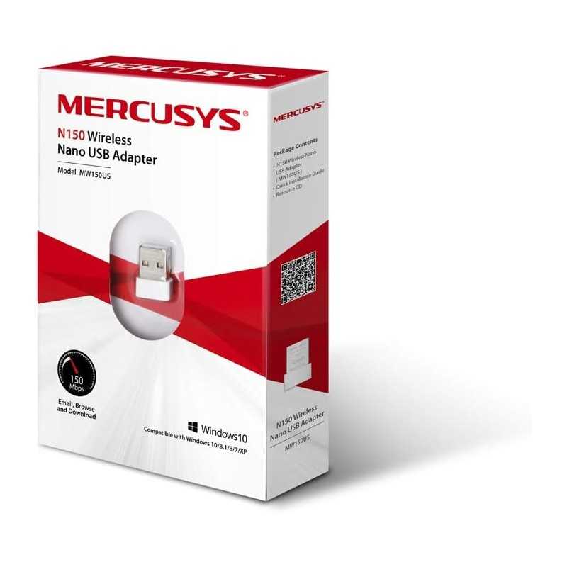 MERCUSYS AC650 Adaptateur USB Double Bande sans Fil à Gain élevé avec antenne 5dBi pour PC/Ordinateur de Bureau/Ordinateur