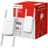 MERCUSYS ME30 TP-Link Répéteur WiFi, Amplificateur Bi-bande WiFi AC1200 Mbps, Extender WiFi, antennes à gain élevé réglables,