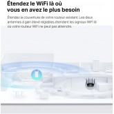 MERCUSYS ME30 TP-Link Répéteur WiFi, Amplificateur Bi-bande WiFi AC1200 Mbps, Extender WiFi, antennes à gain élevé réglables,