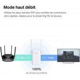 MERCUSYS ME30 TP-Link Répéteur WiFi, Amplificateur Bi-bande WiFi AC1200 Mbps, Extender WiFi, antennes à gain élevé réglables,
