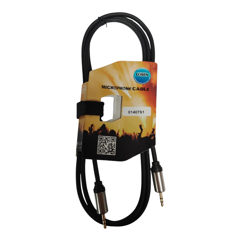 Câble Microphone LOSEN – Jack 3.5 mm mâle vers Jack 3.5 mm mâle Câble Microphone LOSEN – Jack 3.5 mm mâle vers Jack 3.5 mm mâle