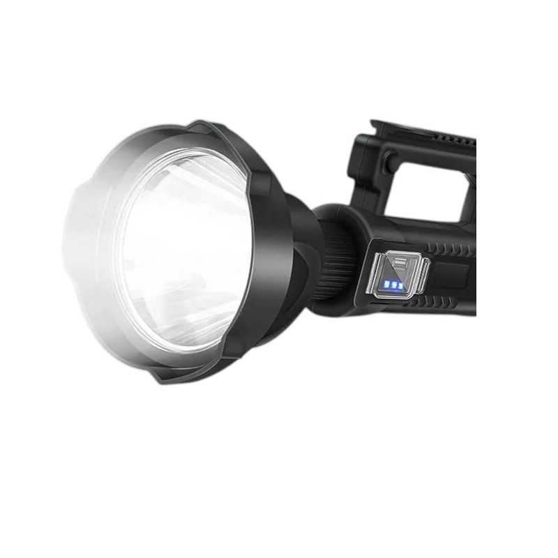 LED Rechargeable Spotlight High Lumens Super Bright Flashlight